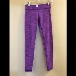 Ivivva by Lululemon Rhythmic Leggings Purple Sz 12